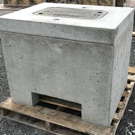 picture of a polymer concrete junction box|electrical junction box for concrete.